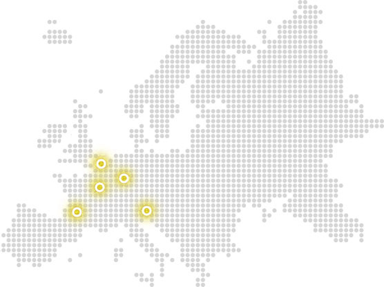 Mapa sídla Andrew Solar Energy v Praze-Libni a pobočky ve Strakonicích